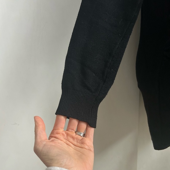 anthropologie faux wrap tunic sweater - Picture 8 of 10